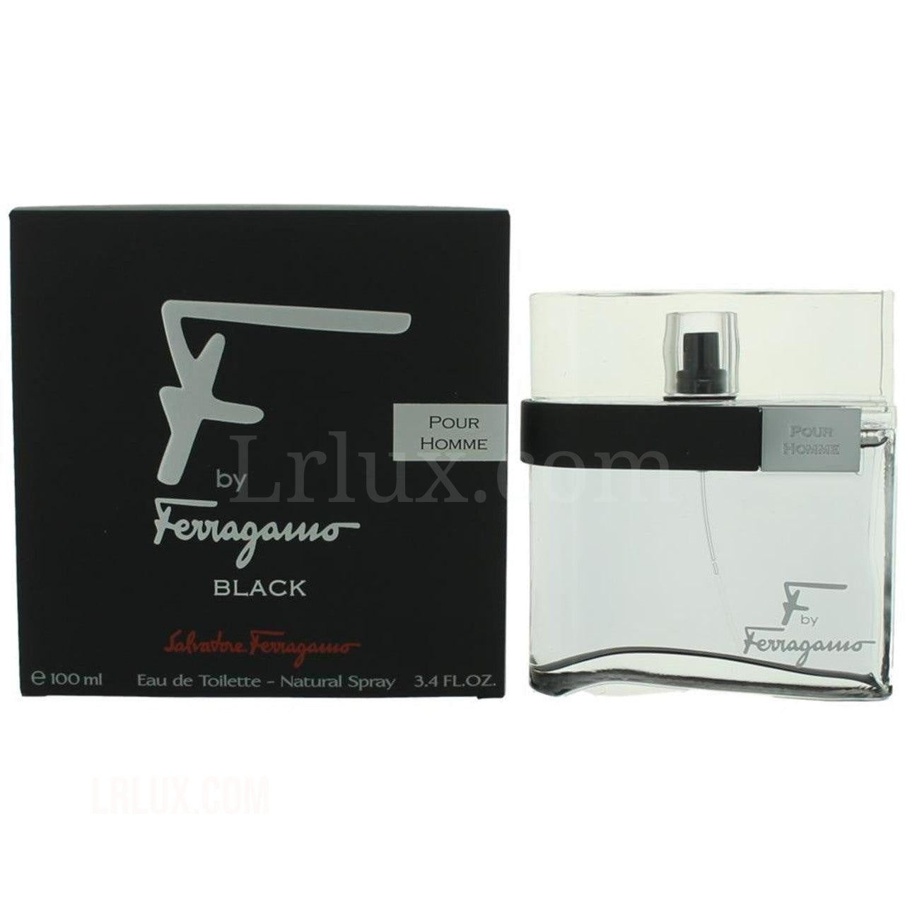 F Black by Salvatore Ferragamo, 3.4 oz EDT Spray for Men - Lrlux.com