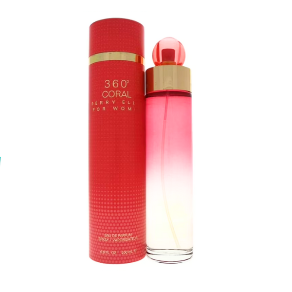 360 Coral for women by Perry Ellis 6.8 oz