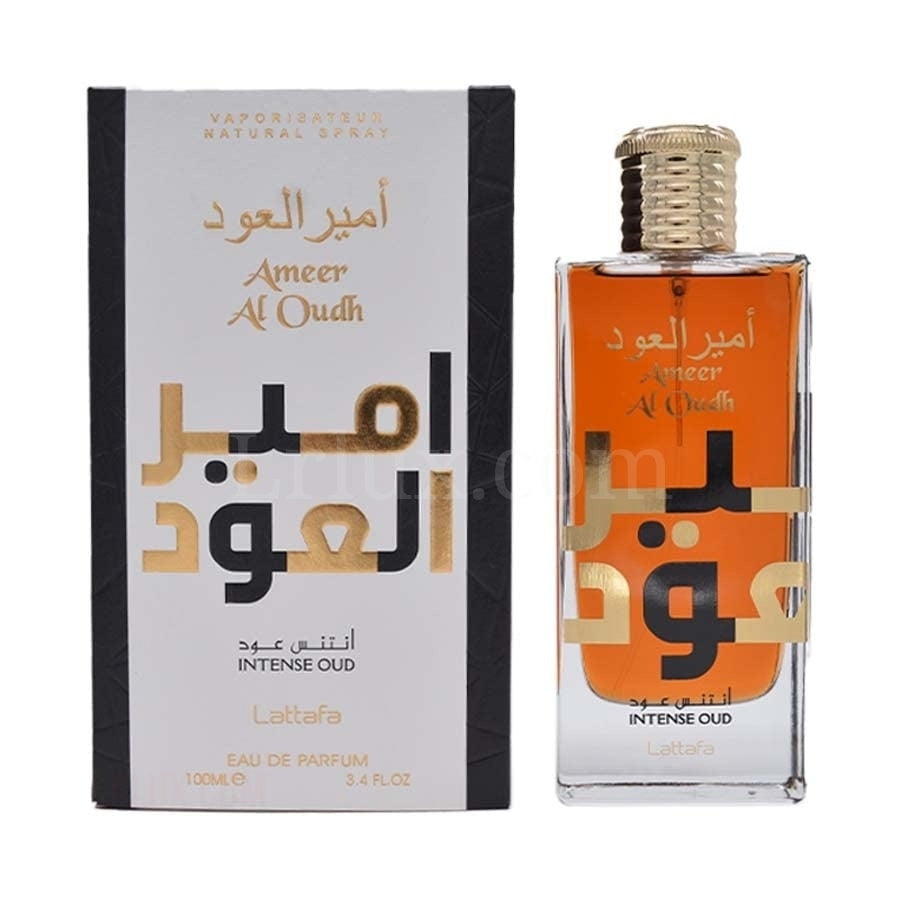 Lattafa Ameer Al Oud Intense Oud Eau de Parfum Spray, 3.4 Ounce