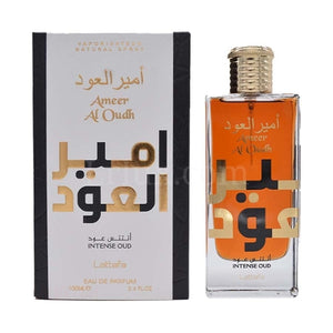 Lattafa Ameer Al Oud Intense Oud Eau de Parfum Spray, 3.4 Ounce
