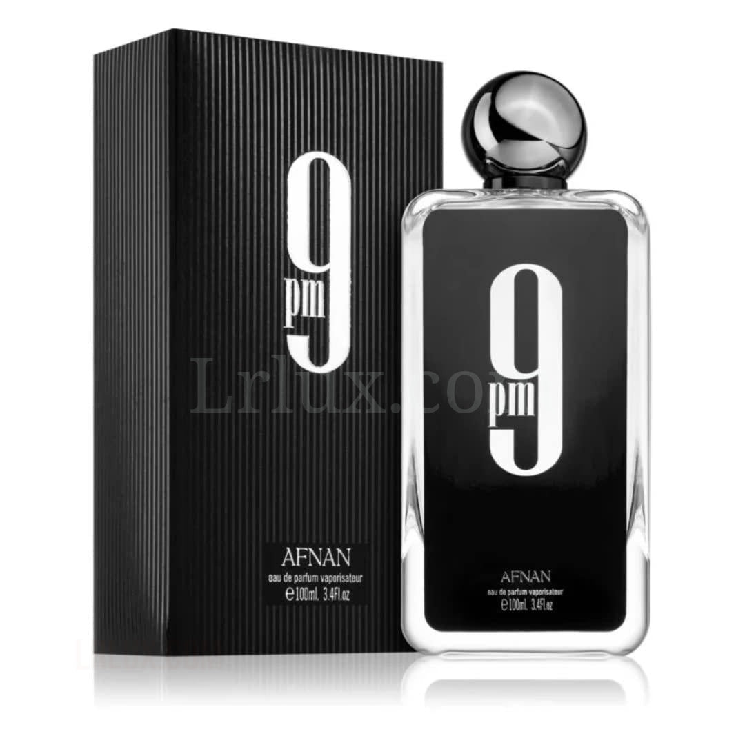 9PM By AFNAN EAU DE PARFUM SPRAY FOR MEN 3.4 Oz / 100 ml BRAND NEW ITEM!!! - Lrlux.com