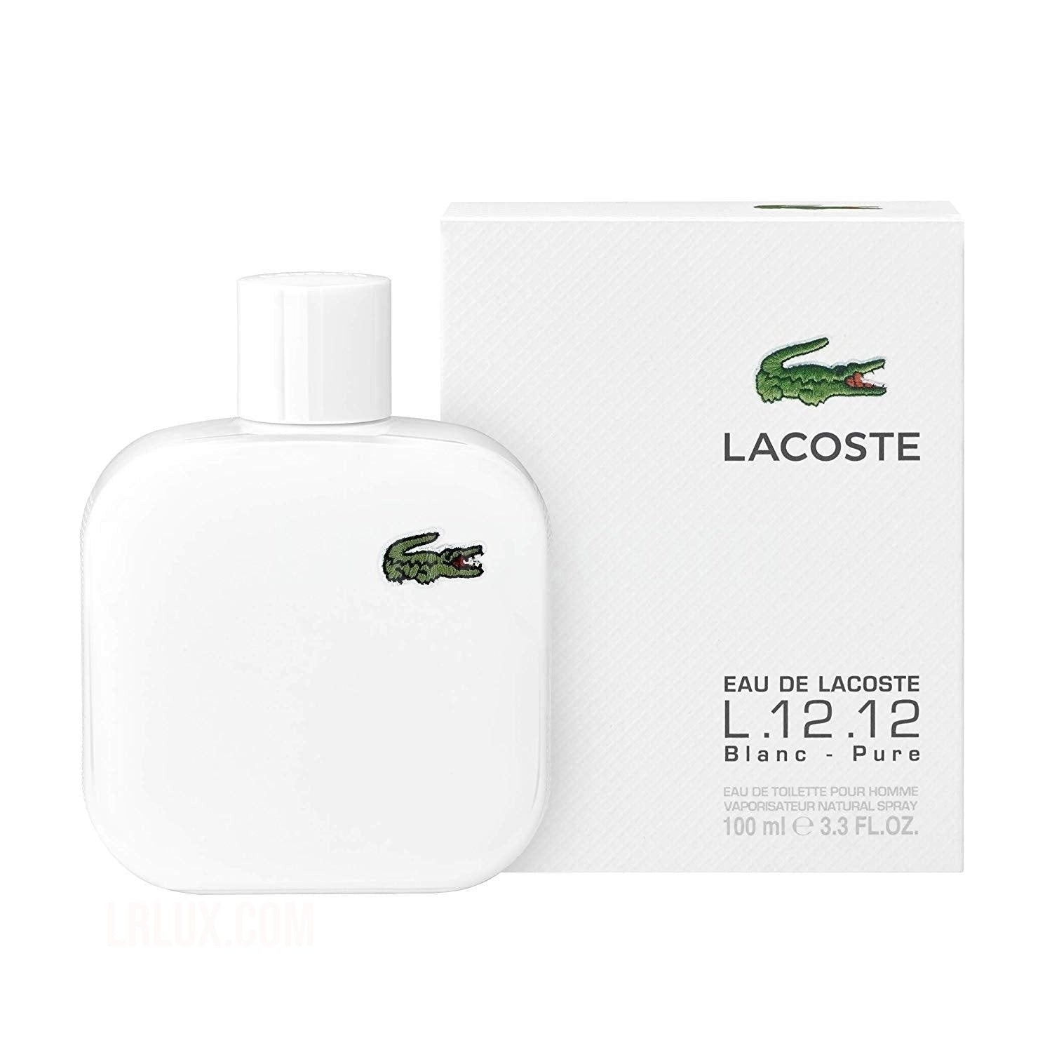 Lacoste L.12.12 Blanc Eau De Toilette - Lrlux.com
