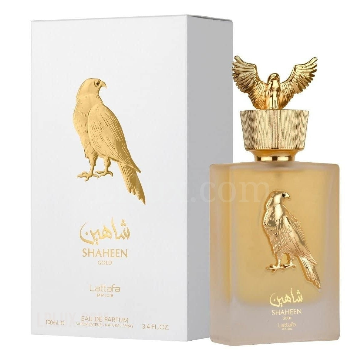 Shaheen Gold for Unisex Eau de Parfum Spray, 3.4 Ounce by Lattafa - Lrlux.com