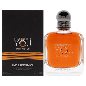 Stronger With You Intensely for Men Eau De Parfum, Clean, 3.4 Fl Oz By  GIORGIO ARMANI Emporio