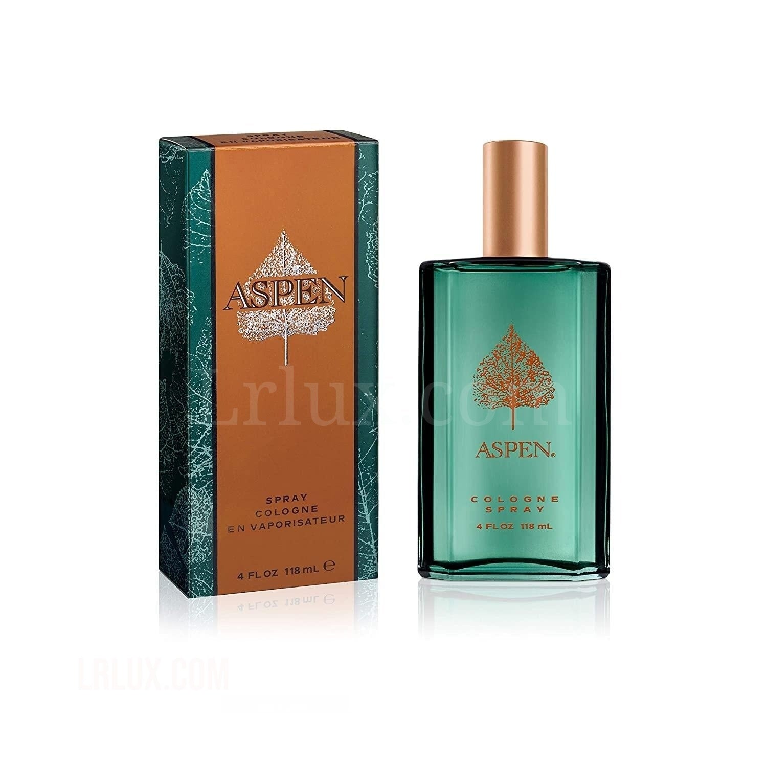 Aspen Cologne Spray, Vegan Formula, Cologne Spray, Woody Spicy Scent, 118 ml (4oz) - Lrlux.com