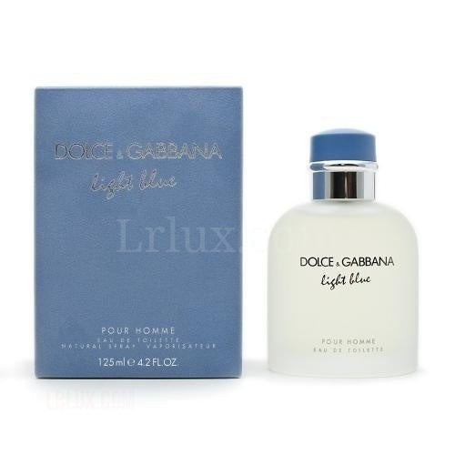 DOLCE & GABBANA LIGHT BLUE 4.2 EDT SPRAY FOR MEN - Lrlux.com