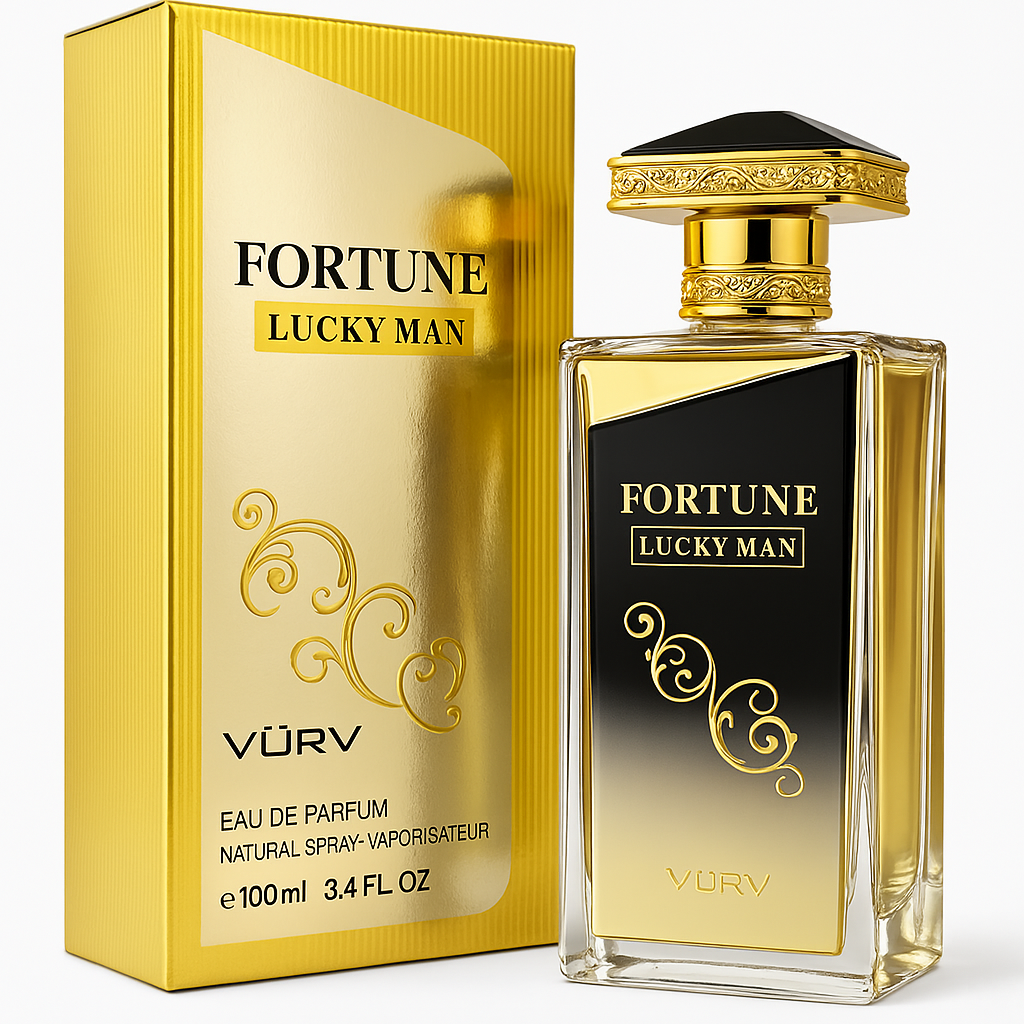 FORTUNE LUCKY MAN FOR MEN 3.4 OZ BY VURV