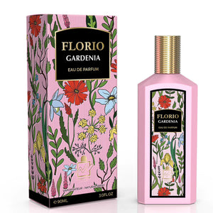 FLORIO GARDENIA BY MILESTONE EAU DE PARFUM 3.0 OZ / 90 ML.