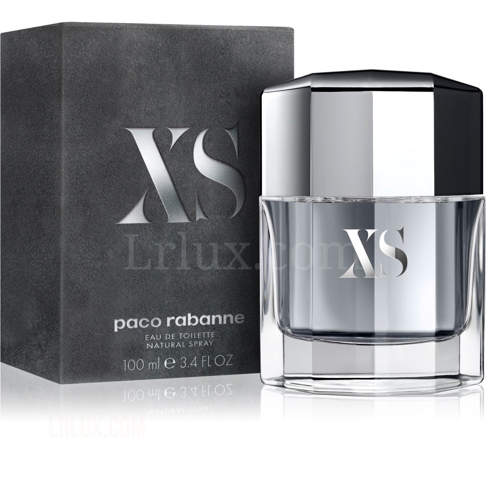 Black XS by Paco Rabanne for Men 3.4 oz Eau de Toilette Spray